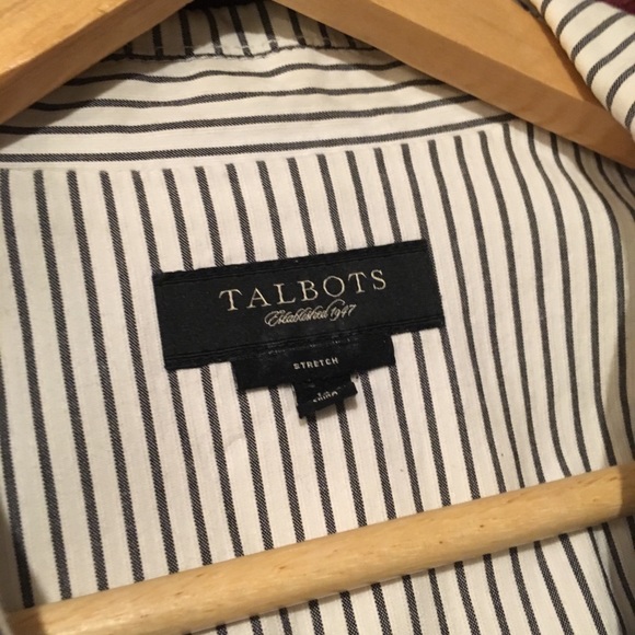 Talbots white striped blazer - Picture 2 of 2